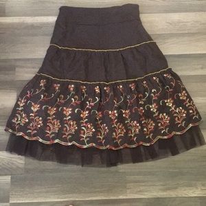 Festive autumn skirt